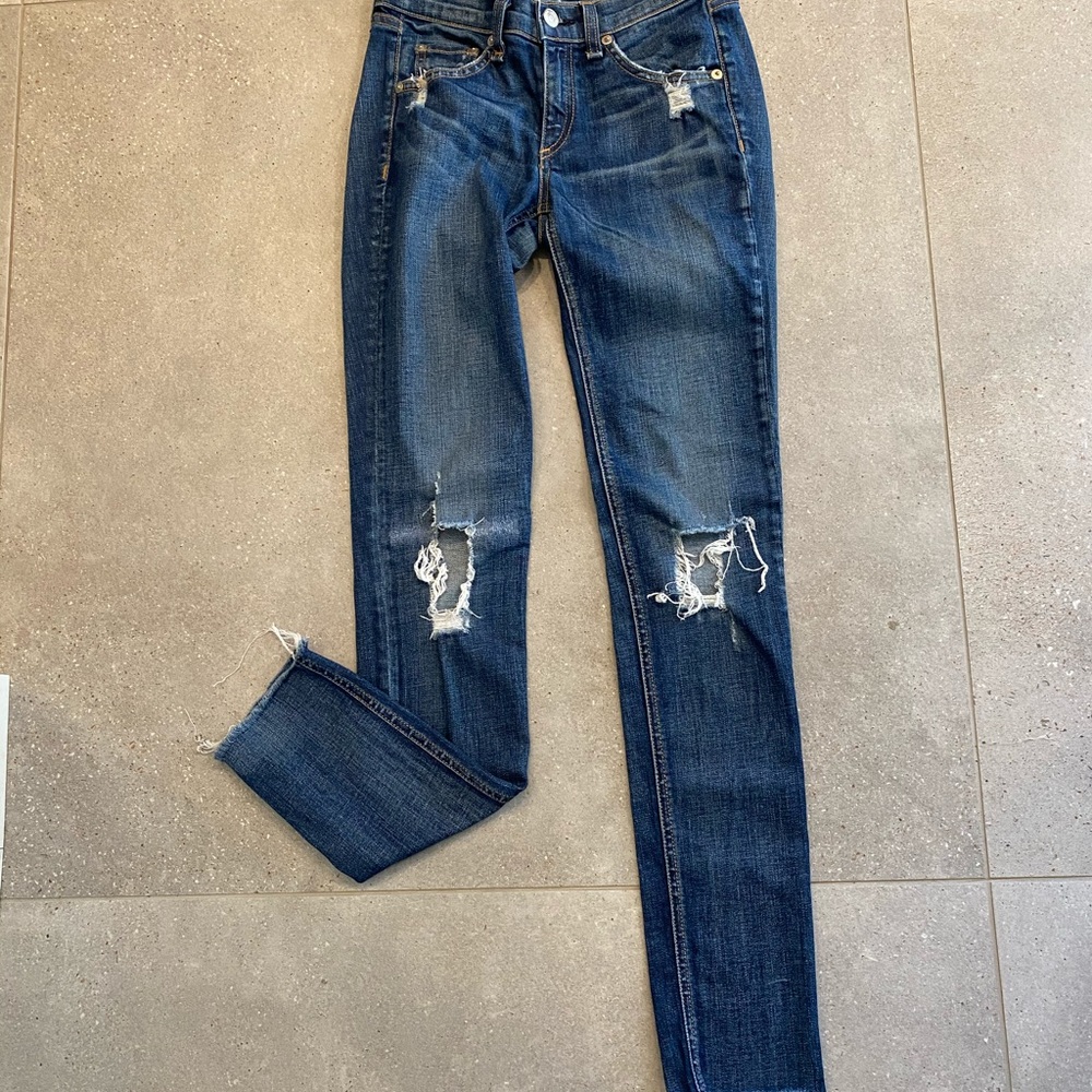 Rag & Bone Ripped Skinny